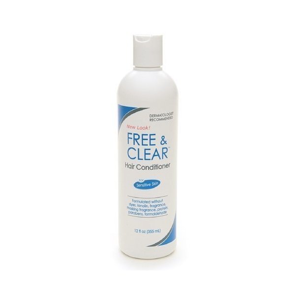 Free & Clear Hair Conditioner for Sensitive Skin 12 fl oz Pack of (2) by Pharmaceutical Specialties