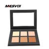 Mesvol 6 Color Contour and Highlighting Makeup Kit Contouring Foundation Concealer Palette Cream Kit Mattle (Medium)