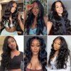 ADOIFAIR Human Hair Bundles Body Wave 3 Bundles 20 22 24 Inch Body Wave Human Hair Bundles 12A Grade 100% Unprocessed Brazilian Virgin Hair Extensions For Black Women