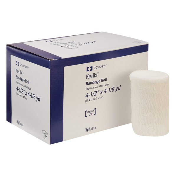 Covidien Kerlix Bandage Roll - 3324Pk - 4.5" X 4.1 Yards, 12 Each/Pack