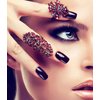 Nail Files and Buffer, Professional Manicure Tools Kit 150 150 Grit Double Sided Washable 10 Nail File Set