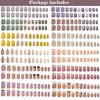 12 Pack 288Pcs Press on Nails Medium And Short - OPkssnails French Tip Press On Nails Square,Reusable Glue On Nails, Gel Fake Nails for Women