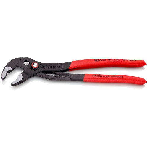 KNIPEX 87 21 250 Cobra Quick Set Water Pump Pliers, 10-Inch