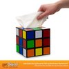 getDigital Plastic Magic Cube Tissue Box Cover, Holder for Square Tissue Boxes with Magnetic Lock, Multi Color