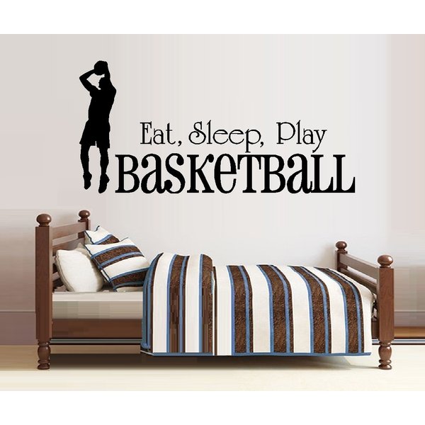 BestPricedDecals EAT Sleep Play Basketball #4 ~ Wall Decal 13" X 27" LRG