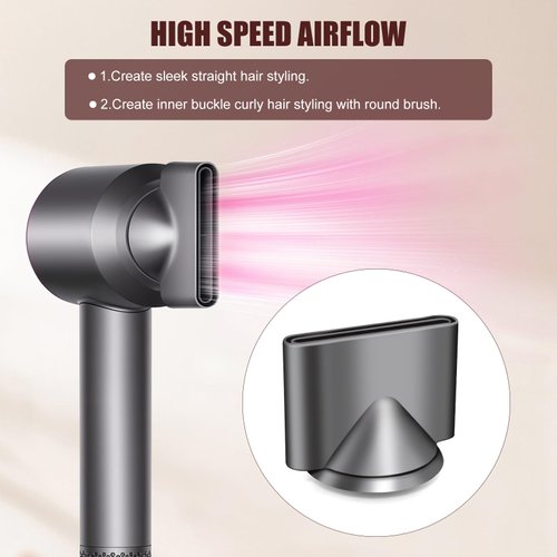 Gentle Air Attachments/Diffuser/Styling/Concentrator/Smoothing Nozzle Accessories for Dyson Supersonic Hair Dryer HD01,HD02,HD03 (Styling Concentrator)