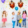 Turkey Balloons 4Pcs -Thanksgiving Turkey Foil Balloons Thanksgiving Decorations Garland Supplies for Birthday Baby Shower Party