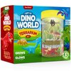 Dino World Terrarium Kit for Kids - LED Light in Lid Dinosaur Easter Toys for Boys &, Girls Age 3, 4, 5, 6, 7, 8+ Year Old Boy Gifts - Toy Dinosaurs Garden - STEM Science Gardening Kits