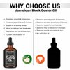 Jamaican Black Castor Oil - for Hair Growth, Body Massage Oil, Eyebrows, Eyelashes, Nail Care Grow & Moisturizing Organics Pure Cold Pressed