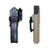 POLE.CRAFT IWB Kydex Holster Fits: Glock 43 / Glock 43X Pistol - Inside Waistband Concealed Carry Holster Guns Accessories for G43 G43X (Tan, Right Hand)