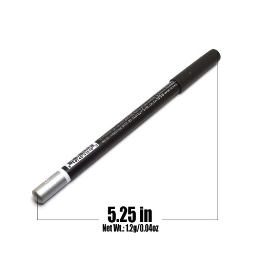 She Makeup 1 WP15 SILVER GLITTER WaterProof Eye & Lip Liner Pencil Eyeliner Lipliner 0.04 oz / 1.2g + Zipper Bag