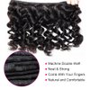 10A Human Hair Bundles Brazilian Loose Wave 3 Bundles 100% Unprocessed Virgin Remy Human Hair Loose Wave Bundles Loose Wave Human Hair Weave Bundles Natural Color Remy Human Hair Extensions