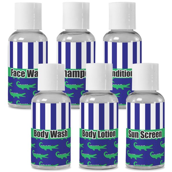YouCustomizeIt Personalized Alligators & Stripes Travel Bottles