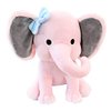 boqopod Stuffed Elephant Animal Plush Toys 9 Inch (Pink)