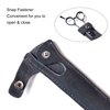 Scissors Bag Genuine Leather Scissors Safety Sheath Bag Stylist Scissors Cover Protector Barber Shears Hair Scissor Sheath for Hairdressers Pack of 2 (HJ-BHT01-Grey)
