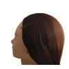MAHAVIMOKSA 55mm Bobby Pins Hair Clips with Glue On Flat Pads for DIY Craft (Antique Bronze-100pcs)