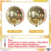 KatchOn, Gold Disco Ball Balloons - Big 22 Inch, Pack of 6 | Metallic 4D Sphere Gold Disco Balloons for Disco Party Decorations | Disco Party Balloons for Disco Decorations | Gold Party Decorations