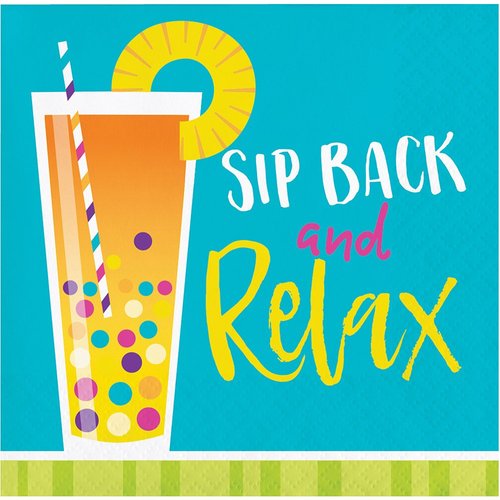 Creative Converting Beverage Napkins, Multicolor