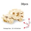 Georgie Porgy 3D Wooden Puzzles, DIY Models Kits for Kids, Dinosaur Animal Airplane Car Woodcraft Construction Toy DIY Projects (Airplanes Off-Road Vehicle Cars Yacht)
