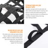 Savadicar Mesh Cargo Net Roof Top Netting Hammock for 1987-2023 Jeep Wrangler YJ TJ JK JL & Gladiator JT, Black