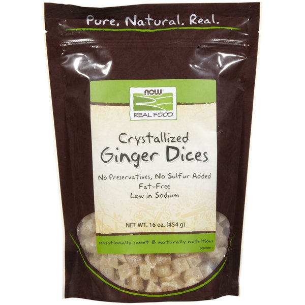 Now Foods Crystallized Ginger Dices - 1 lb