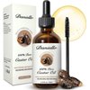 Daniello 100% Pure, Organic Castor Oil, Cold Pressed (2oz) Hexane Free in Glass Bottle. Fast Absorbing, for Hair, Eyebrows, Eyelashes, Nails and Beards. Stimulates Growth and Natural Skin Moisturizer