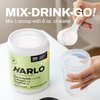 Harlo - Grapefruit Salt Electrolyte Drink Mix w/Bovine Collagen & Creatine - Creatine Monohydrate Powder - Energy Drink Powder - Pre Workout Powder - Sugar Free Energy Drinks - Post Workout Recovery