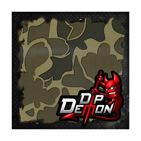 Old School Brown Camoflauge Camo Hunting Hydrographic Water Transfer Film Hydro Dipping Dip Demon Wizard Ape