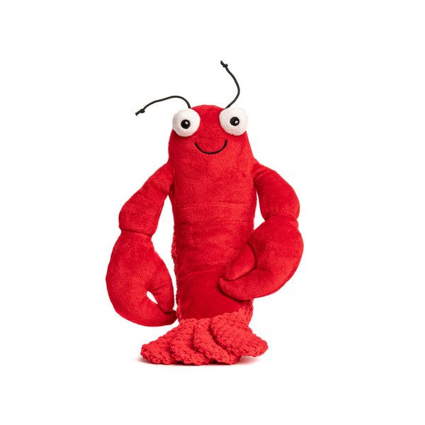 fabdog Floppies Plush Dog Toy - Cute & Durable Squeaky Dog Toys - Best Squeak Toy for Puppies and All Breeds | Ideal Pet Gift| Small Lobster