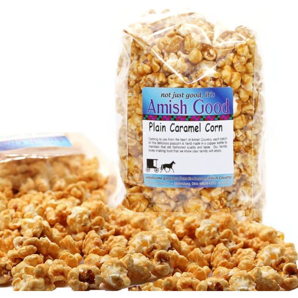 Amish Good 10 oz Caramel Popcorn Handmade Gourmet Popcorn Our Copper Kettle Amish Made Fresh Caramel Flavored Popcorn Perfect For Carmel Corn Lovers And Holiday Gifts