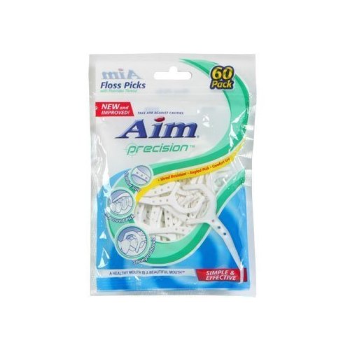 Aim Precision Floss Picks, 60-ct. Packs (Pack of 5)