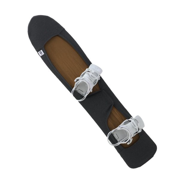 MONS Powder Snowboard Setback Stance Protection Soft Sleeve Cover with Binding On for packing in board bag Scratch-Resistant (M)