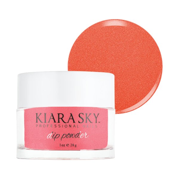 Kiara Sky Long Lasting Nail Dip Powder Coral Tones 1 oz, Cocoa Coral