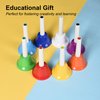 8 Note Hand Bells for Kids Adults, Colorful Merry Handbells Set Musical Instruments