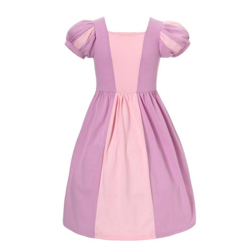 Dressy Daisy Toddler Girls Cotton Princess Dress Up Clothes with Braid & Accessories for Halloween Birthday Party Everyday Outfit Size 2T to 3T, Purple