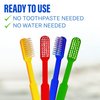 100 Pack Prepasted Disposable Toothbrushes | Pre-Pasted Soft Bristle Tooth Brush Set for Dental Care & Oral Hygiene | Individually Wrapped Toothbrush Pack (100 Pack)