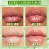 DuoZeng Lip Plumper Set,Lip Plumper Oil Gloss Moisturizing Lip Plumper Lip Care Serum,Hydrating Plump Gloss Reduce Fine Lines,Lip Plumper for Day & Night Use Set B（2Pcs）
