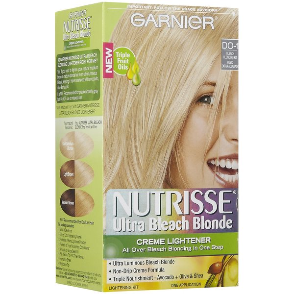 Garnier Nutrisse Hair Color, Ultra Bleach Blond Creme Lightener Do-1