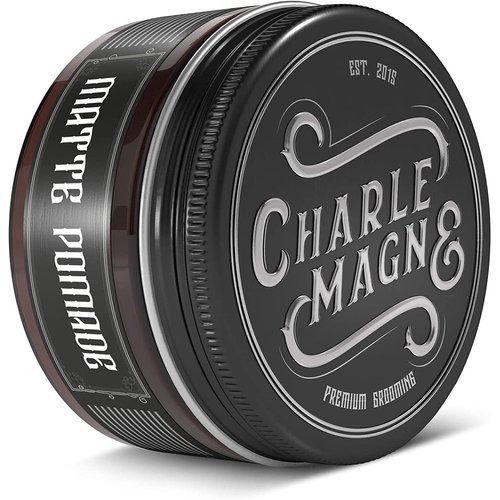 Charlemagne Matte Pomade - Matte Hair Pomade Men - Hair Wax for Men Matte Finish - Developed by Barbers, Made in Germany - 100 ml Hair Pomade - Hair Cream Men Styling Cream
