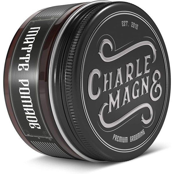 Charlemagne Matte Pomade - Matte Hair Pomade Men - Hair Wax for Men Matte Finish - Developed by Barbers, Made in Germany - 100 ml Hair Pomade - Hair Cream Men Styling Cream