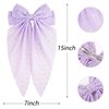 Ayesha Hair Bows 5PCS Big Hair Bows for Women Hair Ribbons Bow Clips Lace Bows Hair Clips Hair Accessories for Women Girls