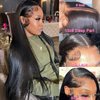 34 Inch Lace Front Wig Human Hair 13x6 HD Lace Front Wigs Human Hair Straight Lace Front Wigs Human Hair 13x6 Frontal Wig 150% Density Pre Plucked with Baby Hair 13x6 Wigs for Black Women Human Hair