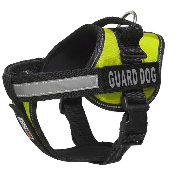 Dogline Unimax Multi-Purpose Vest Harness for Dogs and 2 Removable Guard Dog Patches, X-Large, Green