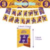 Basketball Happy Birthday Banner Cake Topper Basketball Themed Party Supplies for Birthday Party Decorations