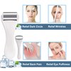 Ice Roller for Face & Eye, Facial Roller and Eye Massager Roller, Ice Roller for Body, Face, Tighten Pores, Migraine Relief, Pain Relief, Eye Puffiness Relief for Women (Face and Eye Roller 2in1)