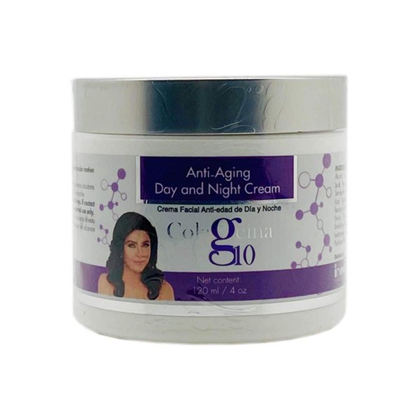 Colageina 10 Day and Night Cream, Anti-Aging - 4 FL Oz, Pack of 1