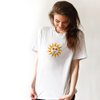 FINGERINSPIRE 4 PCS Sun Moon Stencils for Painting with Brush 5.9x5.9inch Reusable Sun Moon Face Template Hollowed Emoticon Stars Stencil Plastic Fantasy Theme Template for Floor Furniture Decoration