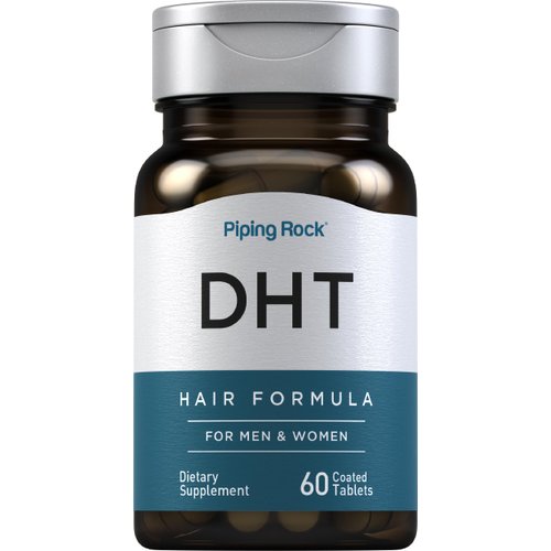 Piping Rock DHT for Men and Women | 60 Tablets | Hair Formula | Non-GMO & Gluten Free Supplement