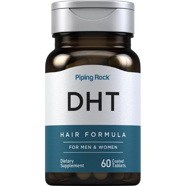 Piping Rock DHT for Men and Women | 60 Tablets | Hair Formula | Non-GMO & Gluten Free Supplement