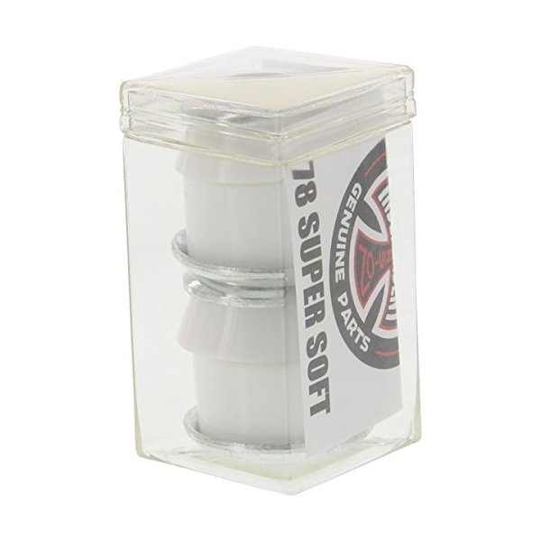 Independent Standardcylinder Cushions 78a White 2pr W Washers Skateboard Bushings